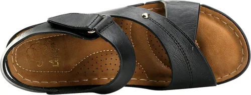 Miniatura 4 de Alexis Leroy Sandalias planas de verano con suela cómoda y puntera abierta para mujer