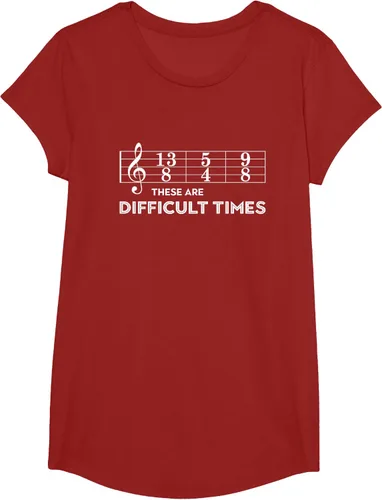 Miniatura 81 de Musician - Camiseta con texto en inglés "These are Difficult Times", talla S
