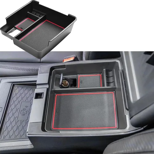 Miniatura 8 de EDBETOS Bandeja organizadora de consola central compatible con Nissan Frontier 2022 2023 2024 2025 2026, accesorios para camioneta, caja