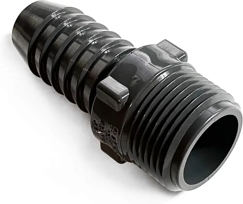 Miniatura 9 de Conector de manguera de PVC de púas de 5 piezas de 3/4 pulgadas - Juego de piezas de adaptador de conector de manguera de jardín MNPT de 3/4 pulgadas