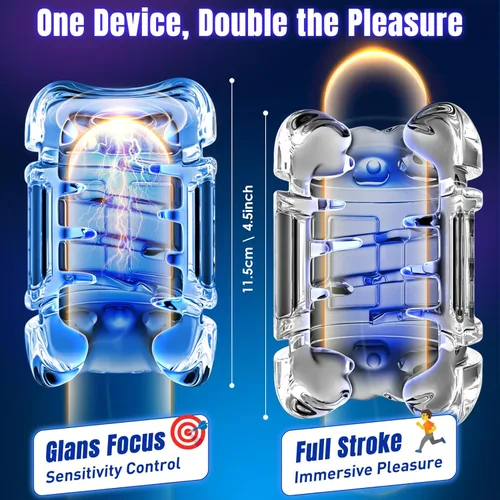 Miniatura 4 de Masturbador masculino juguetes sexuales para hombres - EINSEO Pocket Pussy Juguetes para adultos con longitud de empuje ajustable de 7.8 pulgadas