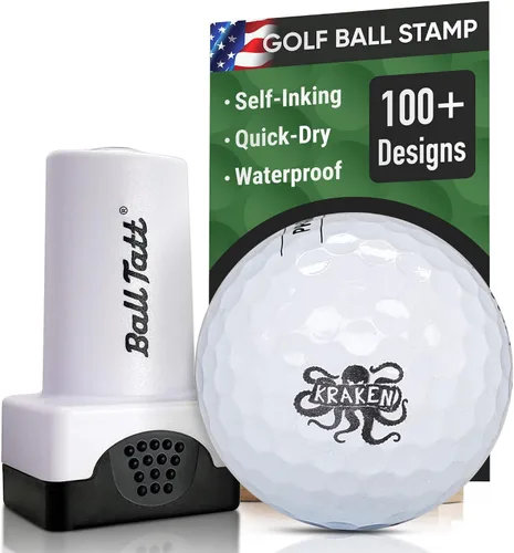 Miniatura 35 de Sello de pelota de golf - Marcador autoentintado - Herramienta de marcado permanente de secado rápido, sin fugas ni recargas, sello de golf