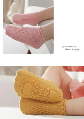 Miniatura 2 de Calcetines antideslizantes unisex para bebé y niña calcetines para el suelo