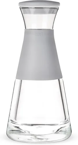 Miniatura 11 de HOST Recipientes de vidrio FREEZE para refrigerador, botellas de jugo de vidrio con tapas, jarra de agua de vidrio con gel refrigerante, 27 onzas