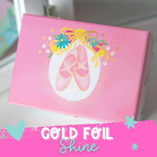 Miniatura 7 de Joyero musical de bailarina para niñas, caja de música para niños con bailarina giratoria, regalos de cumpleaños de ballet para niñas pequeñas