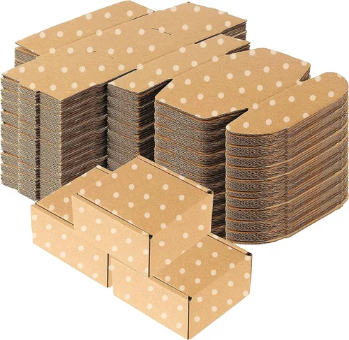 Miniatura 4 de Cajas de correo de regalo pequeñas de cartón reciclable verde para embalaje de envío, regalos de artesanía y productos de regalo