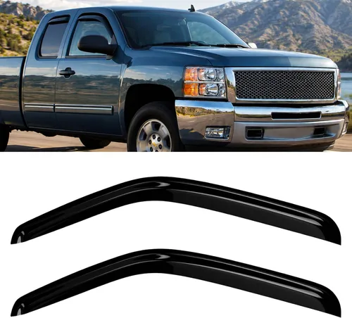 Miniatura 72 de Protectores de lluvia de ventana para Ford F150 SuperCab 2004-2014 2 piezas deflector de ventana para 09-14 F-150 con 2 puertas delanteras