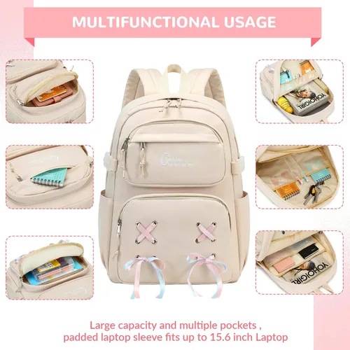 Miniatura 5 de Mochila de viaje casual para adolescentes y niñas