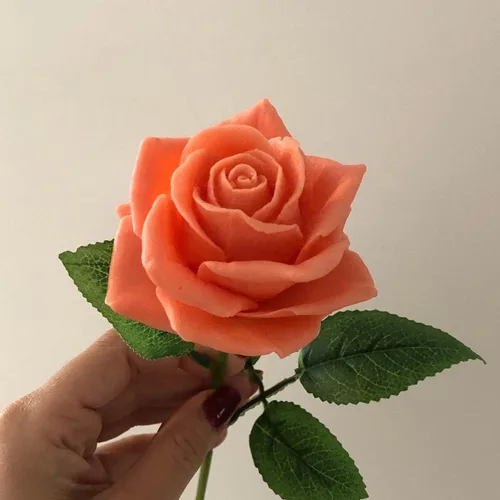 Miniatura 8 de Molde de Silicona 3D de Flor de Rosa Floreciente para Resina Flor Jabón Vela Haciendo Moldes DIY Molde de Pastel de Boda Decorando con Epoxi Molde