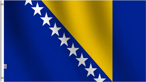 Miniatura 8 de Bandera argentina de 3 x 5 pies, grande, poliéster 100D en ambos lados para exteriores e interiores moderados, ojales de latón con cabecera de lona