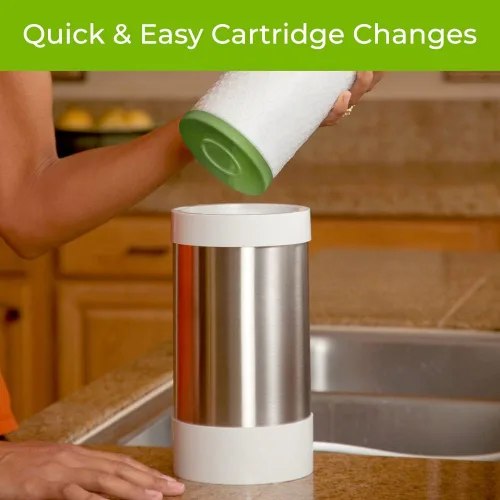 Miniatura 4 de WaterChef CR65 Cartucho de repuesto para filtro de encimera (para sistemas de filtro WaterChef C6500) de 600 galones de capacidad, certificado