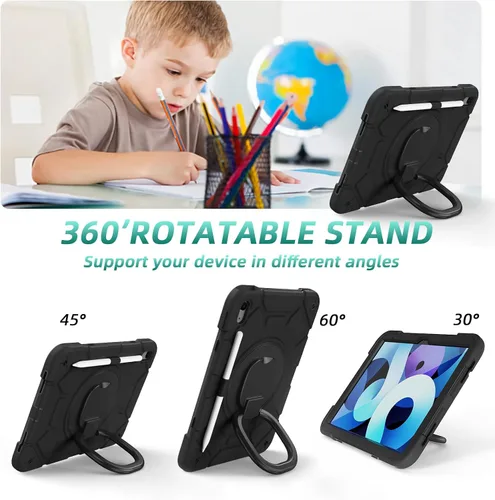 Miniatura 4 de Funda para iPad (A16) de 11ª generación de 11 pulgadas (2025), iPad de 10.9 pulgadas (2022), con [protector de pantalla de vidrio templado]