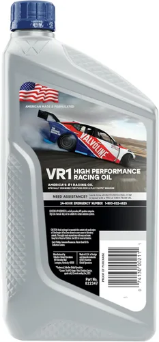 Miniatura 2 de Valvoline VR1 Racing SAE 20W-50 Aceite de motor 1 QT