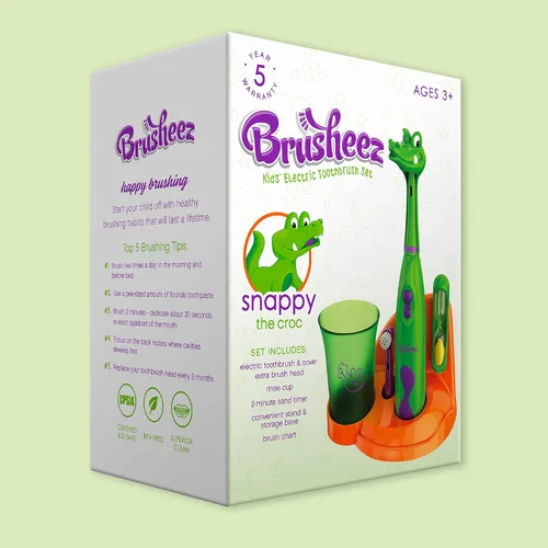 Miniatura 8 de Cepillo de dientes electrónico Brusheez para niños Snappy el cocodrilo