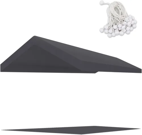 Miniatura 9 de Cubierta de Repuesto Mejorada para Toldo de Cochera para Carpa de Auto de 10' x 20' Cubierta Superior de Refugio de Garaje Lona con Cuerdas