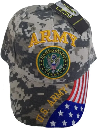 Miniatura 2 de Gorra bordada estilo de béisbol del CAMO del ejército de los Estados Unidos de los Estados Unidos de, Camo