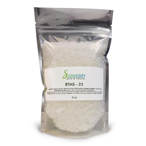 Miniatura 10 de Soapeauty BTMS-25 (metosulfato de behentrimonio y alcohol cetearílico) Emulsionante acondicionador para el cuidado del cabello y formulaciones sin