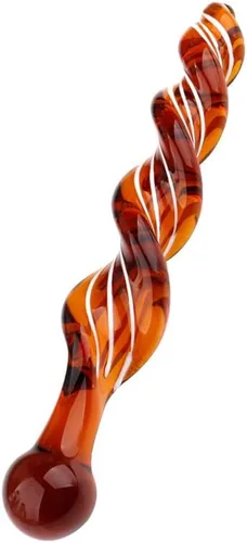 Consoladores sedosos de rosca de cristal para ampliar el ano, palo de hada, enchufe anal. Estimulador de vagina de punto G suave, entrenamiento,