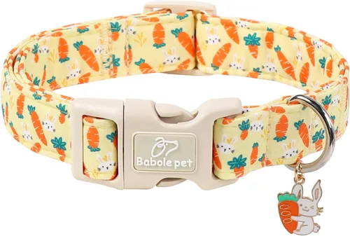 Miniatura 35 de Collar de otoño para perro, lindo collar de cachorro con hojas de otoño, ligero, cómodo, ajustable, para mascotas pequeñas, medianas y grandes
