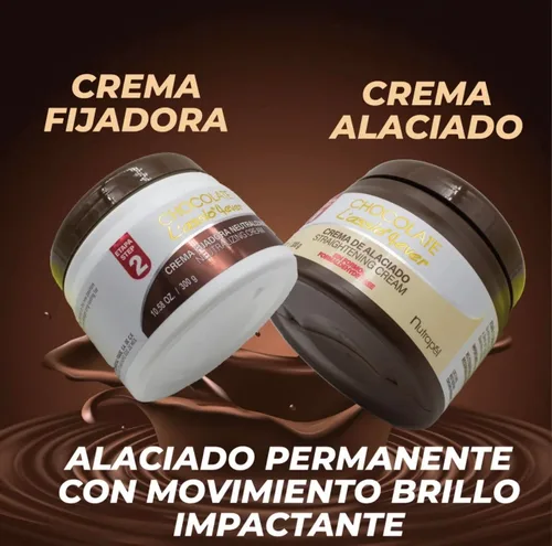 Miniatura 2 de Nutrapel KIT ALACIADO DE CABELLO CHOCOLATE 4EVER LASSIO 6 MESES ALACIADO Chocolate