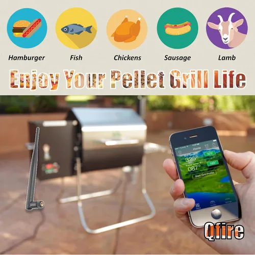 Miniatura 6 de Antena WiFi GMG de repuesto compatible con placa de circuito de control WiFi Green Mountain Grills, para antena GMG Davy Crockett, Trek, Daniel
