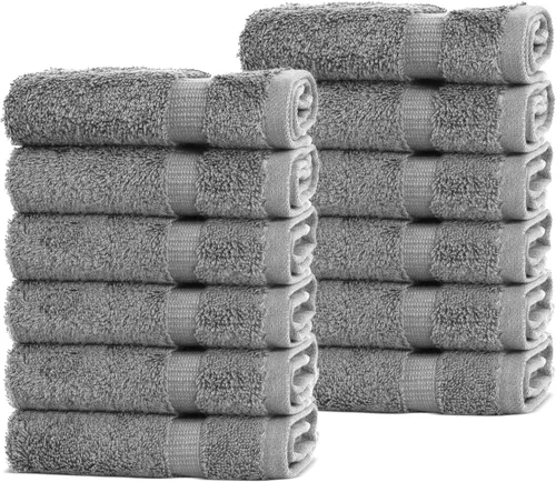 Miniatura 54 de Chakir Turkish Linens Hotel & Spa - Toallas turcas de algodón superior Gris