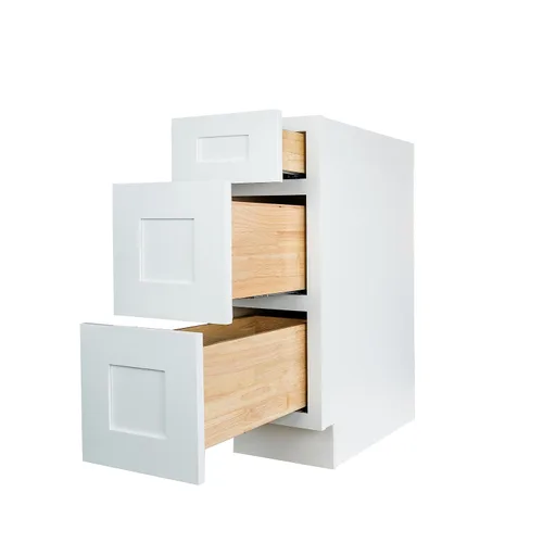 Hollywood Fabiani Design Gabinete de cocina con base de cajón de 15 pulgadas de ancho x 24 pulgadas de profundidad x 34.5 pulgadas de alto, color