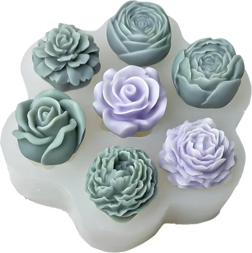 Miniatura 8 de Moldes de casa para casa, molde de resina para casa, moldes de silicona de fundición de resina para decoración del hogar y fabricación de velas