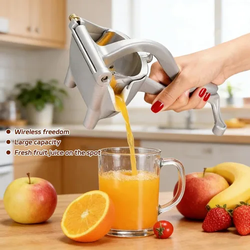 Miniatura 2 de Exprimidor manual de alta resistencia, exprimidor de cítricos a mano, exprimidor de limón, prensa de jugo de hierro fundido de grado comercial
