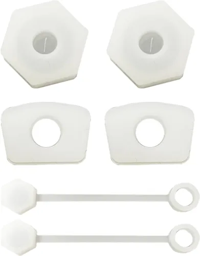 Miniatura 5 de Juego de 6 tapones para mantener tu taza limpia y ordenada a prueba de derrames para Stanley, vaso cuadrado redondo de silicona a prueba de derrames