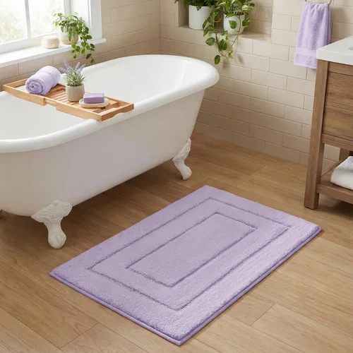 Miniatura 90 de GRANNY SAYS Alfombras de baño antideslizantes, lavables, extra suaves y absorbentes de agua para baño, alfombra de baño peluda de felpa, alfombra