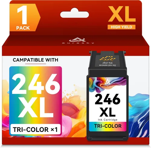 Cartucho de tinta de color 246XL compatible con Cannon CL-246 246 XL CL-246XL para Canon PIXMA TR4520 TS302 MG2525 TR4527 TS3322 MG3022 MX490 TS202