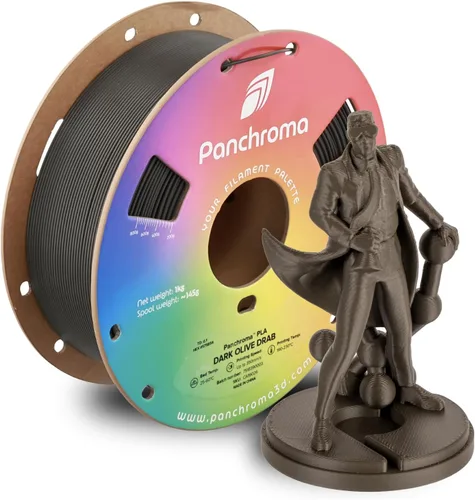 Miniatura 52 de Polymaker Panchroma Filamento de impresora 3D PLA negro, 0.069 in, carrete de 2.2 libras, fácil de imprimir, impresión de alta velocidad, sin