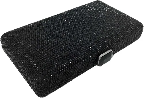 Miniatura 5 de Boutique De FGG Elegantes bolsas de noche de cristal para mujer, caja de fiesta formal, bolso de mano para boda, diamantes de imitación, bolso
