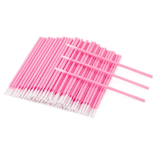Miniatura 9 de G2PLUS 200 microhisopos excelentes, microhisopos de alta gama para extensiones de pestañas, microaplicador para maquillaje y cuidado personal (negro)