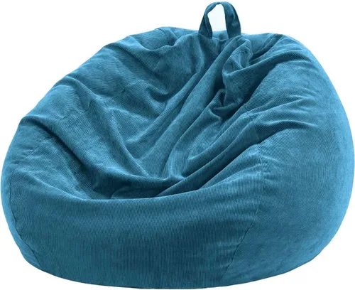 Miniatura 20 de Funda para Silla Puf de 3 pies (Sin Relleno) 35"×43" Almacenamiento Grande de Animales de Peluche Silla Puf Lavable Funda para Silla Puf Grande