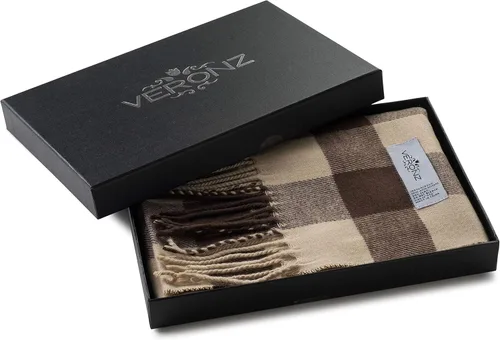 Miniatura 9 de Veronz - Bufanda clásica de invierno muy suave de aspecto lujoso y sensación de cachemira con caja de regalo