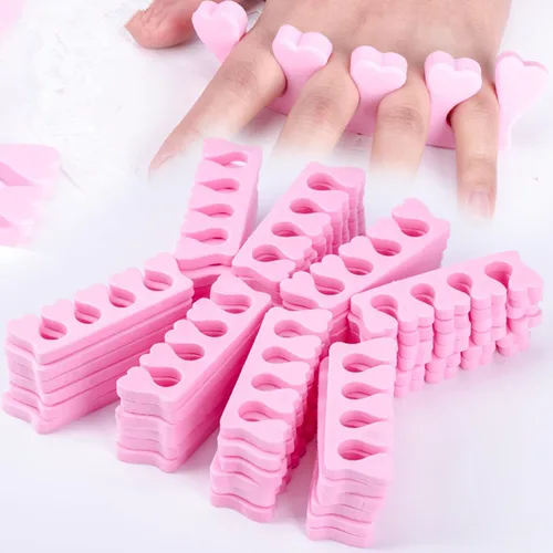 Miniatura 6 de Emivery 50 separadores de uñas rosadas para manicura y pedicura para mujeres y niñas