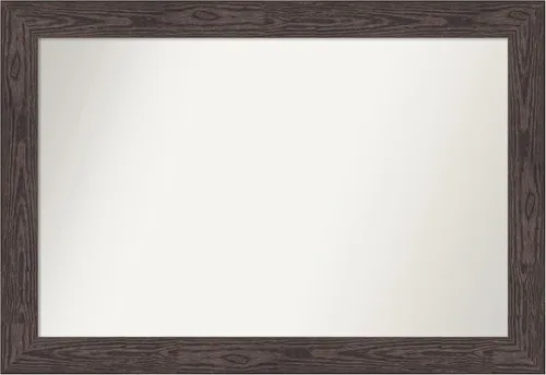 Miniatura 204 de Amanti Art Espejo personalizado, espejo de baño negro puente, espejo de pared o espejo de tocador de baño sobre el fregadero (26 x 26 pulgadas)