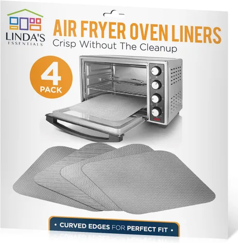 Miniatura 12 de Revestimientos para horno tostador para la parte inferior del horno (paquete de 4) revestimientos reutilizables antiadherentes resistentes al calor