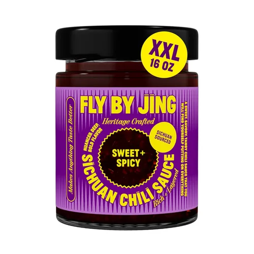 Miniatura 10 de FLYBYJING Salsa de Chile Sichuan Dulce + Picante: Perfecta para Fideos, Proteínas, Verduras, Pescado, Dumplings y Todo lo Demás - Salsa Picante