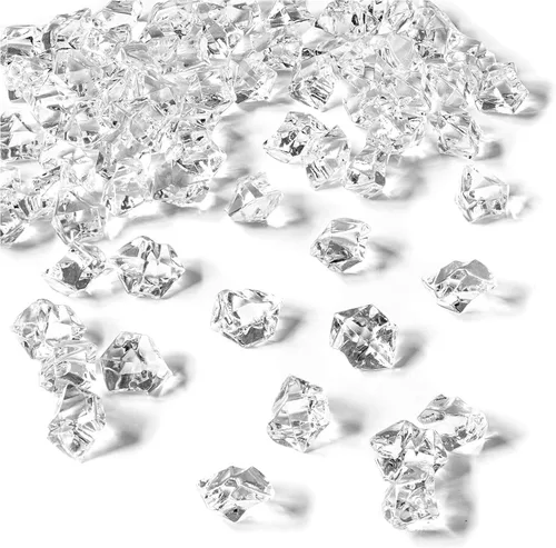 Royal Imports Piedras acrílicas de cristal de hielo para rellenos de jarrones, dispersión de mesa de fiesta, boda, fotografía, decoración de