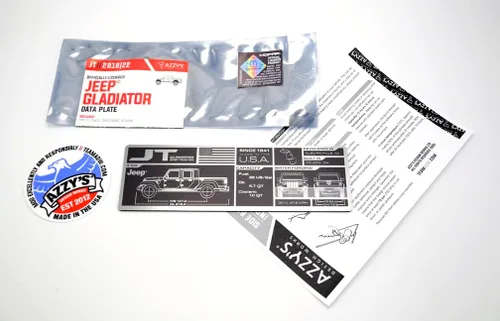 Miniatura 2 de Placa de datos Jeep® (Gladiator JT)