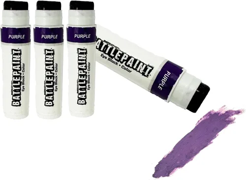 Miniatura 8 de EyeBlack BattlePaint - Grasa negra para debajo de los ojos de colores brillantes para atletas profesionales y súper fanáticos, béisbol, softbol