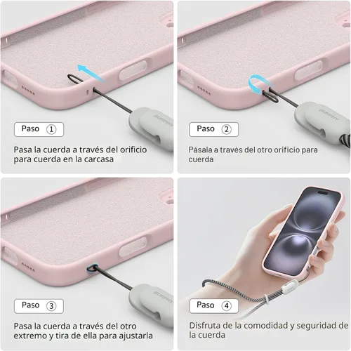 Miniatura 5 de SURPHY Paquete de 2 cordones de teléfono para funda de teléfono celular, correa de muñeca para teléfono para funda, correa de teléfono celular