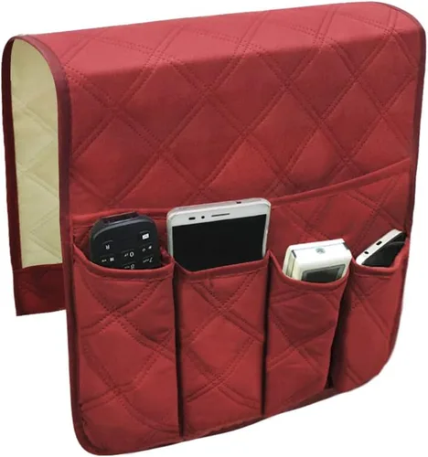 Miniatura 15 de Organizador para sofá, reposabrazos, sillón, sillón, bolsillo de almacenamiento con 8 bolsillos, soporte para control remoto de TV, bolsa de #C