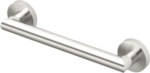 Gatco 970 Glam Barra de Agarre de 12", Níquel Satinado/Barra de Agarre de Seguridad de Acero Inoxidable Compatible con ADA para Baño