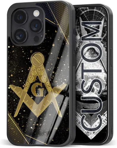 Regalos de mampostería gratis para hombres, fundas hipster iPhone 11 12 13 14 Pro Max Plus Mini Xr Xs, Samsung Galaxy A03 A13 A53 A73 Note S Z Oro