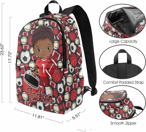Miniatura 222 de Texto personalizado Elefante desgaste gafas mochila mochila mochila casual Daypack bolsa para mamá niñas, color86-4, Mochilas Daypack