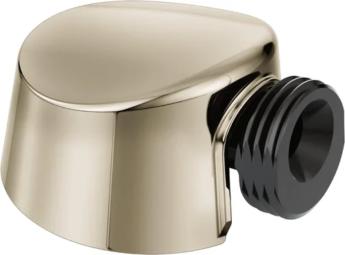 Miniatura 11 de Moen Conector redondo de la pared de la ducha del PDA de Ell de la gota del hierro forjado, A725WR Mate negro